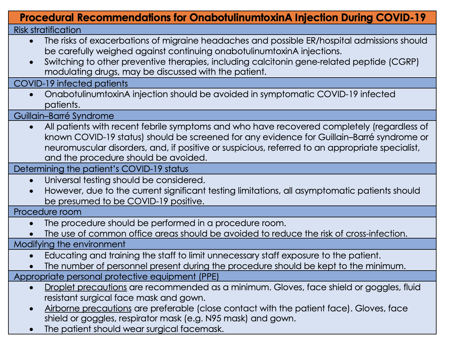 OnabotulinumtoxinA Injections for Patients with Chronic Migraine During ...